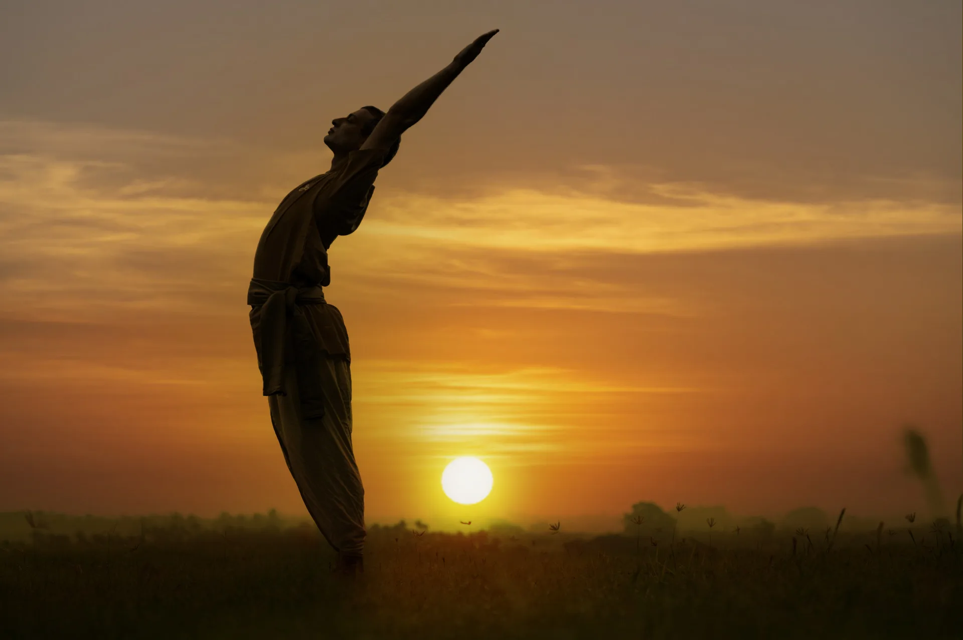Surya Kriya ved soloppgang